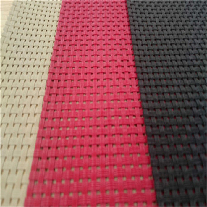 Szerokość 1,4 metra Tkanina tekstylna / kolorowa wodoodporna siatka PVC dostawca